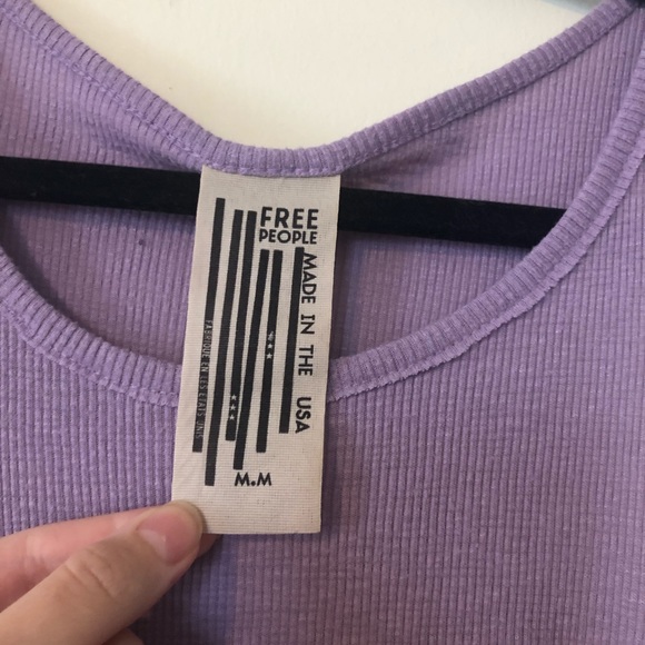 Free People Purple Tank Top - Picture 3 of 4